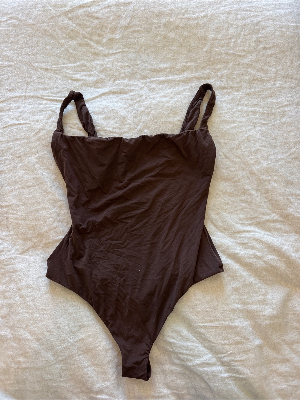 Skims brown bodysuit - small